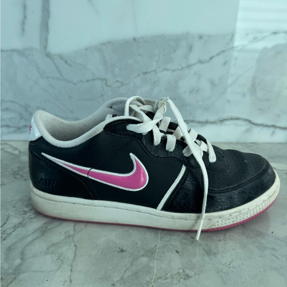 Vintage Black and Pink Nike Air Forces